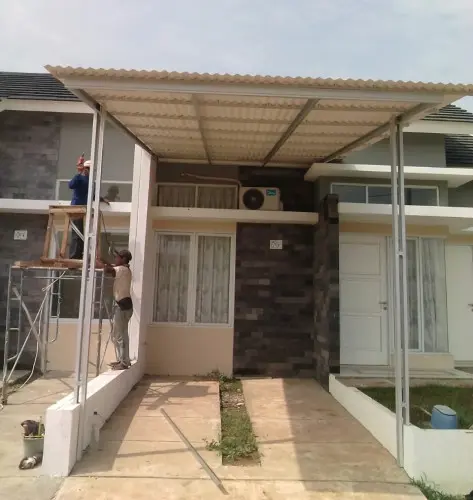 Kanopi Alderon RS Single Layer  ciledug