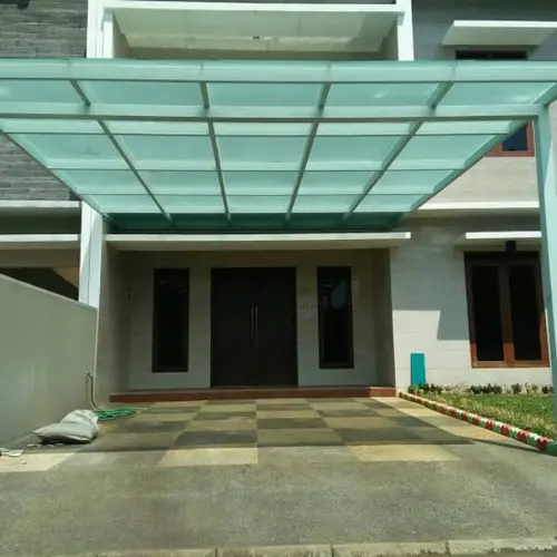 Kanopi Kaca Tempered 10mm di  ciledug