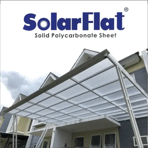 Kanopi Solarflat 3 mm  ciledug